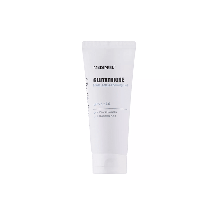 MEDIPEEL+ Glutathione Hyal Aqua Foaming Gel Cleanser 150ml | La Cosmetique