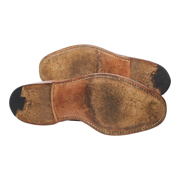 'Grafton' Tan Brown Leather Derby Brogues UK 7.5 F
