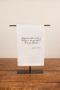 Happiness Sneaks Through Tea Towel