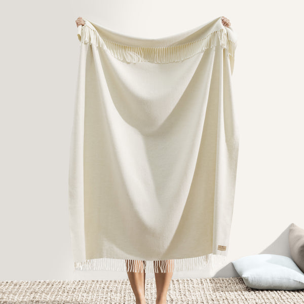 Herringbone Throw - Birch