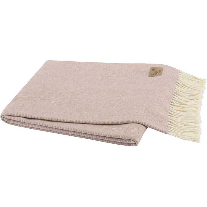 Herringbone Throw - Rose Quartz