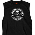 Hot Leathers GMT3207 Men’s Shooter 2nd Amendment Black Sleeveless Tank Top Shirt