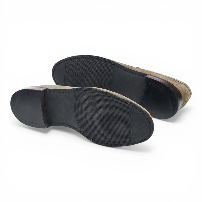 'Hugo' Light Brown Suede Loafers UK 8.5 F