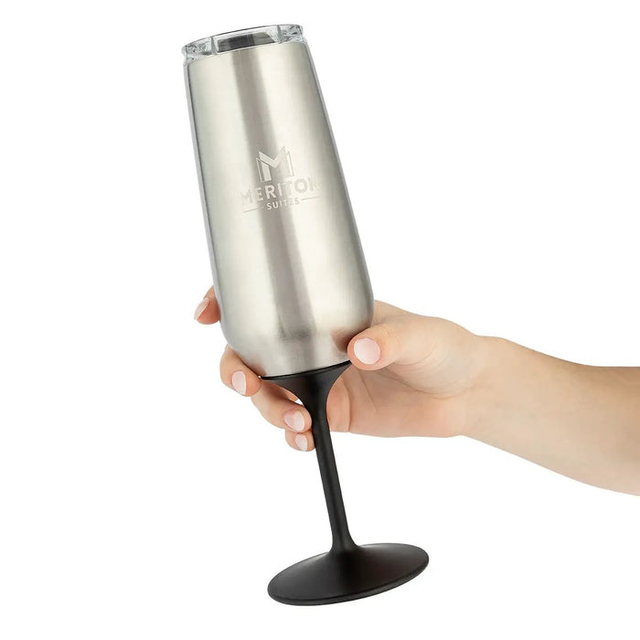 Huski X Meriton Suites Champagne Flute (Silver) by Huski. Shop Meriton Suites
