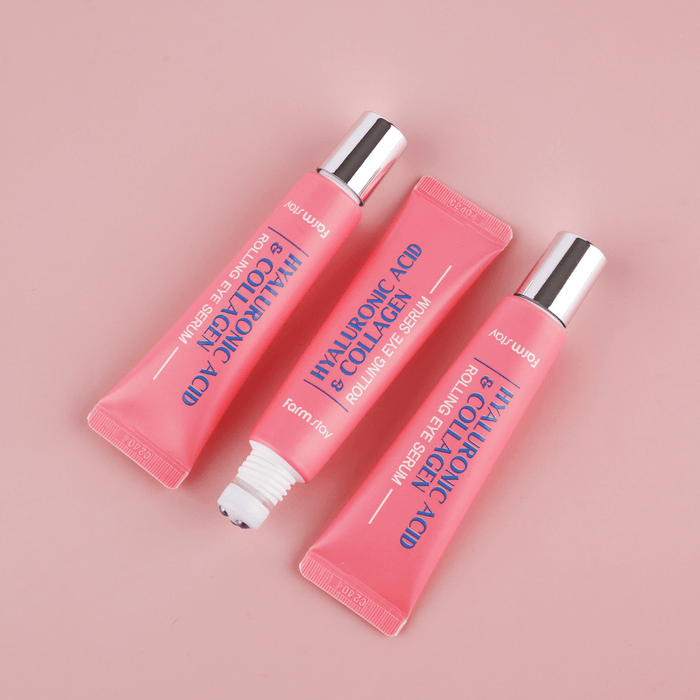 Farmstay Hyaluronic Acid & Collagen Rolling Eye Serum 25ml | La Cosmetique