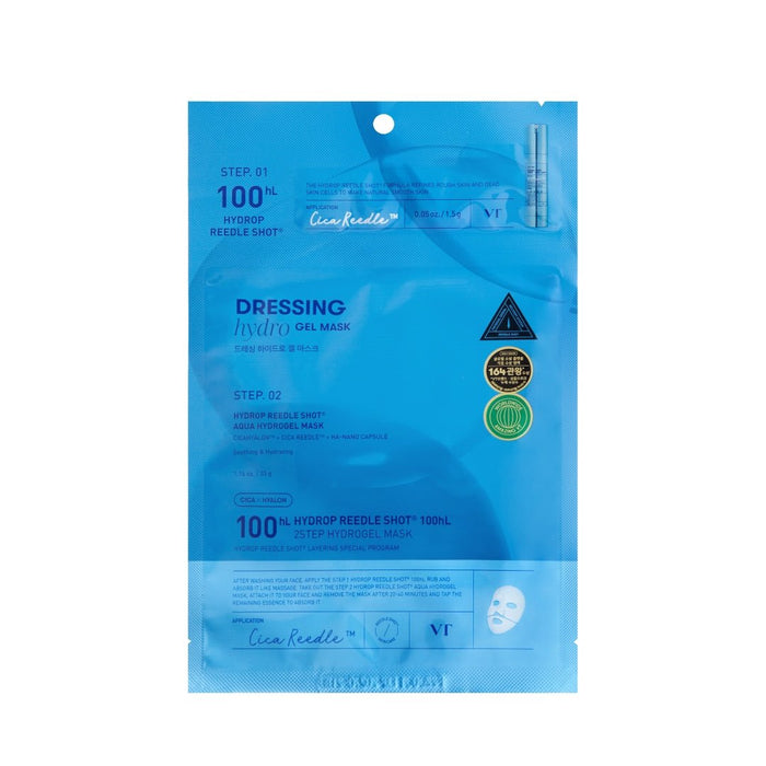 VT Cosmetics Hydrop Reedle Shot 100hL 2Step Hydrogel Mask [1pc] | La Cosmetique