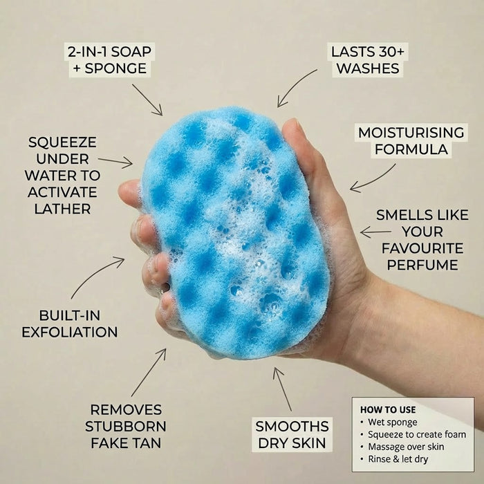 Invictus (For Him) Exfoliating Soap Sponge