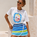 Lagoon Lime Towel Wrap