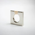 Nest Studio Lauhala-1.5 Knob – Modern Knob in Polished Nickel