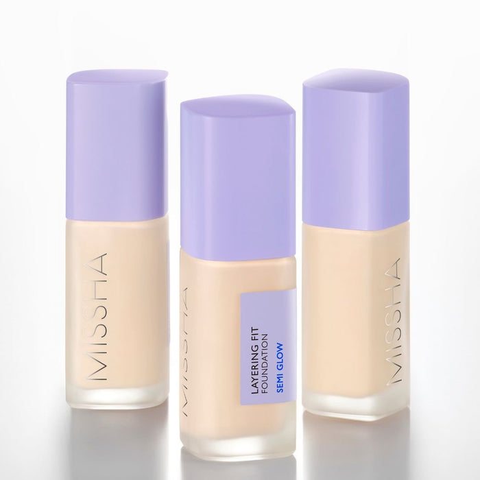 Missha Layering Fit Foundation Semi Glow | La Cosmetique
