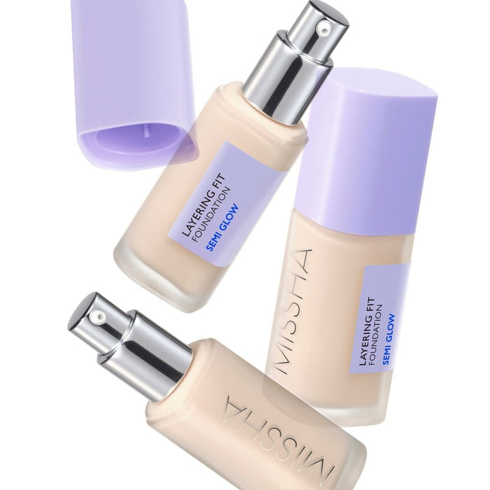 Missha Layering Fit Foundation Semi Glow | La Cosmetique