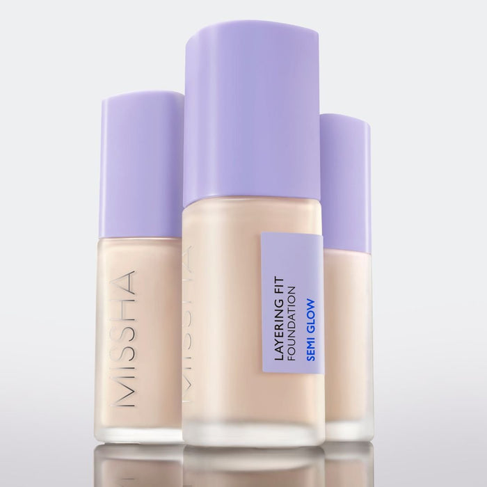 Missha Layering Fit Foundation Semi Glow | La Cosmetique