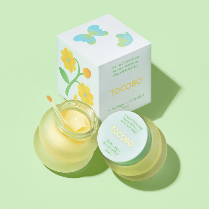 TOCOBO Lemon Sugar Scrub Lip Mask [20ml] | La Cosmetique