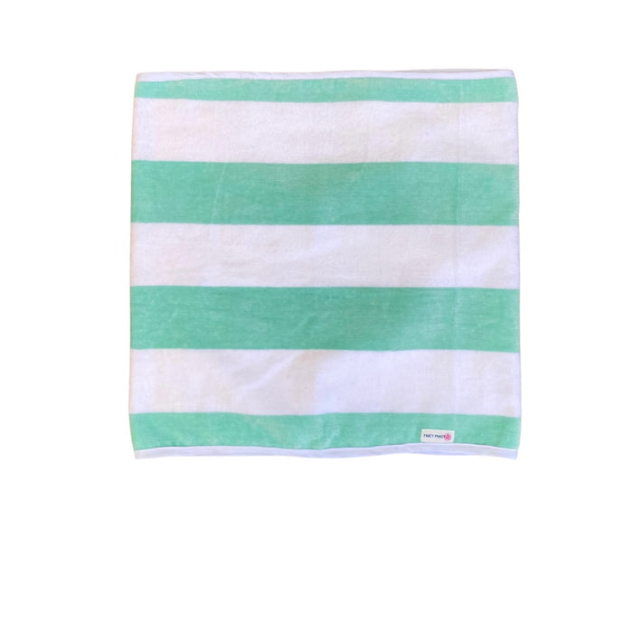 Light Teel Striped Towel Wrap Skirt