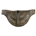 Milwaukee Leather MP8835 Women's Distress Brown Leather 'Braided' Hip Belt Bag