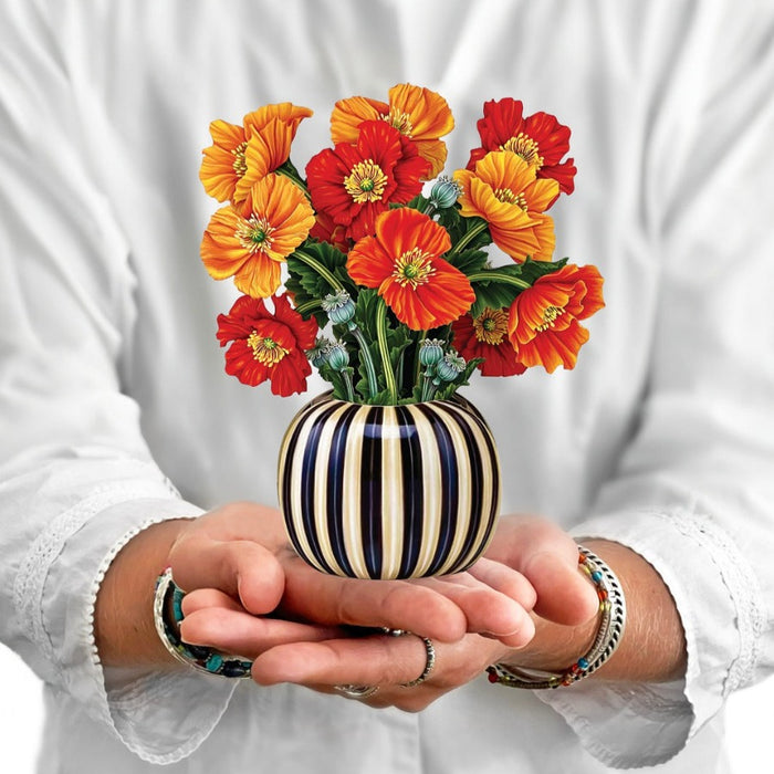 Mini French Poppies - Fresh Cut Paper