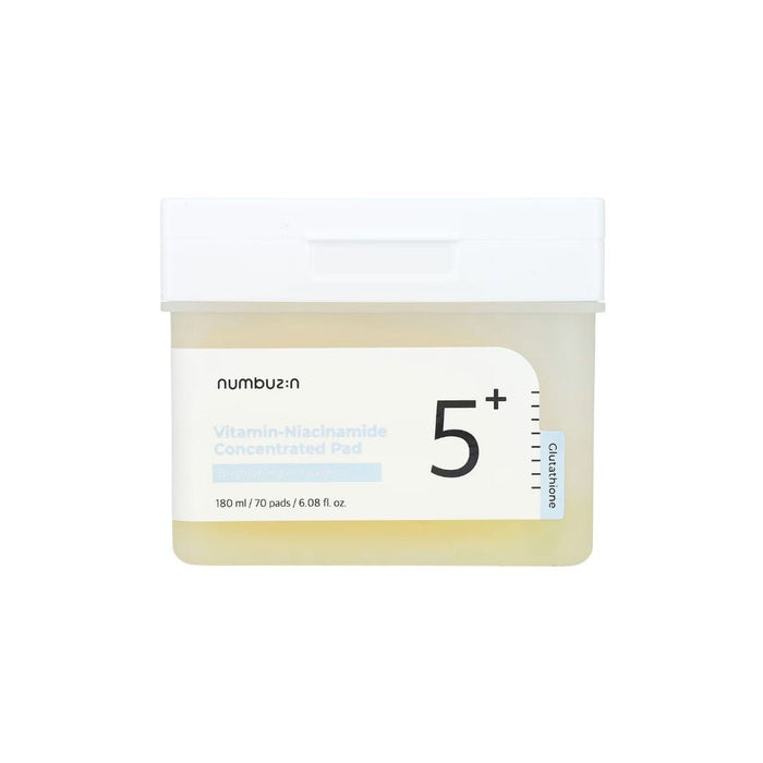 Numbuzin No.5 Vitamin-Niacinamide Concentrated Pad 70pcs | La Cosmetique