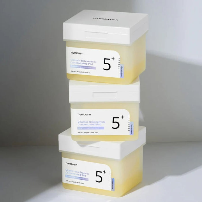 Numbuzin No.5 Vitamin-Niacinamide Concentrated Pad 70pcs | La Cosmetique