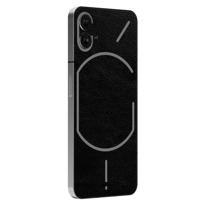 Flat Back / Obsidian Leather