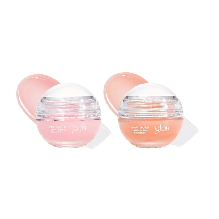 GLOW Peach Peptide Repair Lip Balm 8g | La Cosmetique