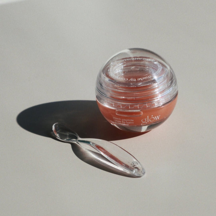 GLOW Peach Peptide Repair Lip Balm 8g | La Cosmetique