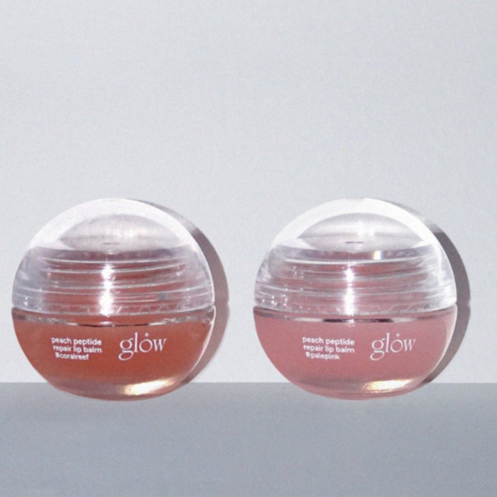 GLOW Peach Peptide Repair Lip Balm 8g | La Cosmetique