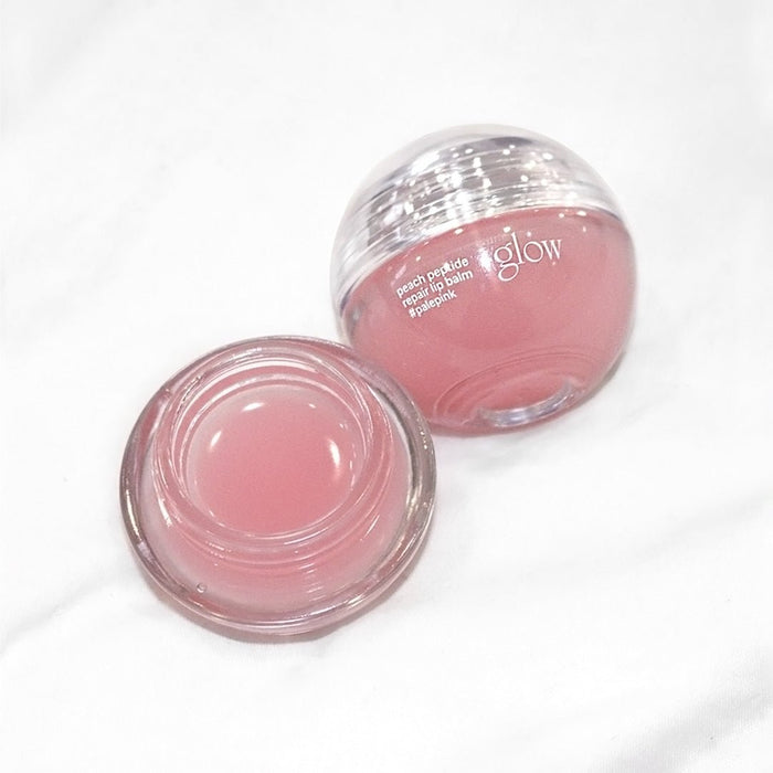 GLOW Peach Peptide Repair Lip Balm 8g | La Cosmetique