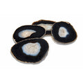 Pedra Gemstone Agate Coasters - Midnight | DSHOP