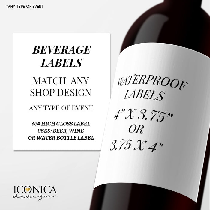 Personalized Casino Birthday Wine Label, Milestone Age, Cheers to 50 Years