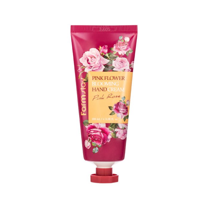 Farmstay Pink Flower Blooming Hand Cream Pink Rose 100ml | La Cosmetique
