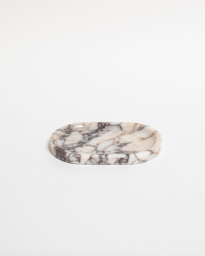 Portia Marble Oval Tray