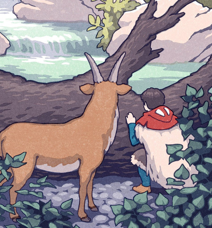 Princess Mononoke (Ukiyo-e ) by Jed Henry