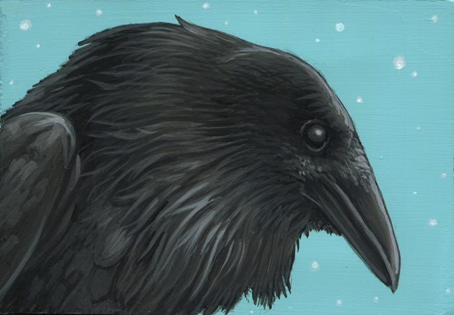 "Raven" by artist Lena Sayadian