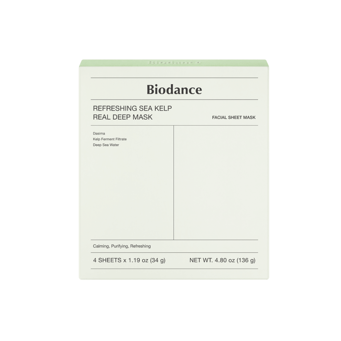 Biodance Refreshing Sea Kelp Real Deep Mask Box [4pcs] | La Cosmetique