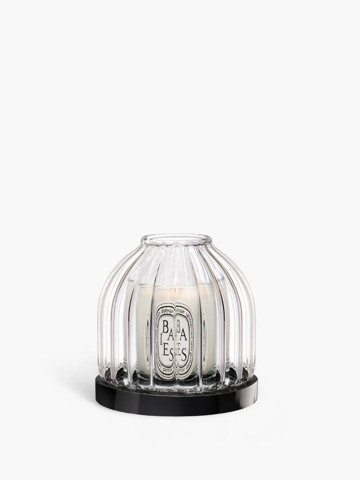 Ribbed candle holder - For miniature candles