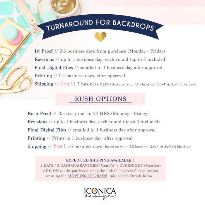 Rose Gold Wedding Backdrop – Personalized Step and Repeat Banner (Printed or Digital)