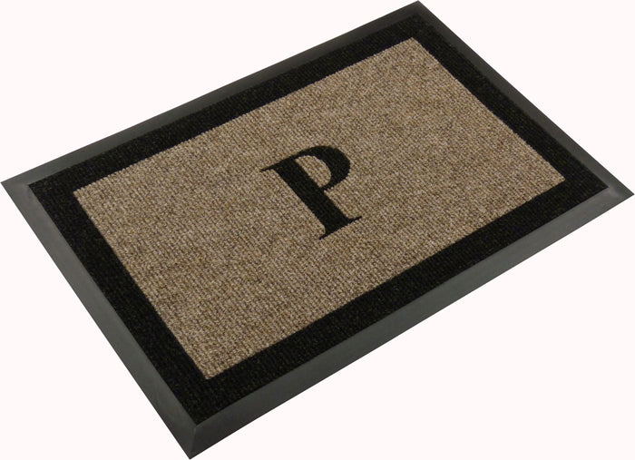 Samson Monogram "P" Door Mat