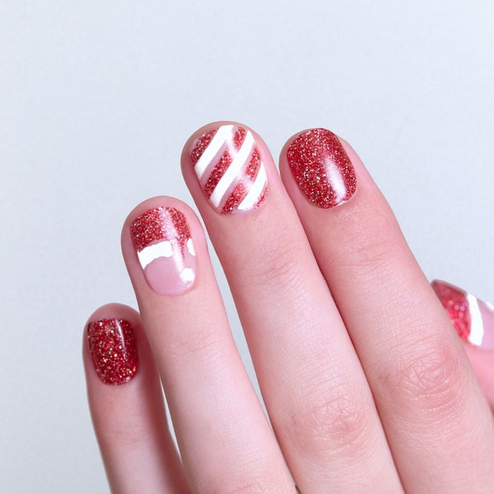 Ohora Semi - Cured Gel Nail - N Santa Cane | La Cosmetique