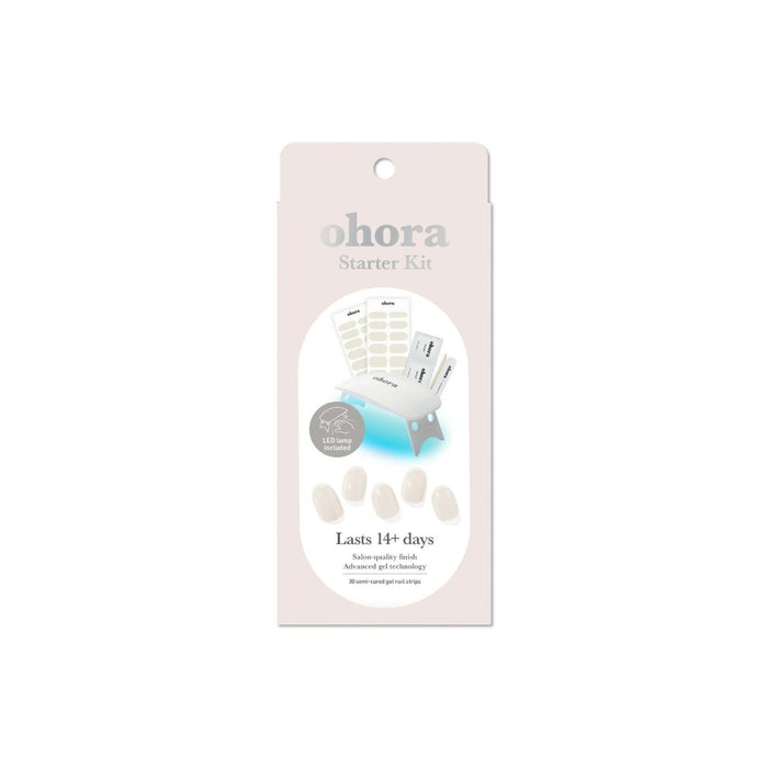 Ohora Semi - Cured Gel Nail - W Cream Cotton Starter Kit | La Cosmetique