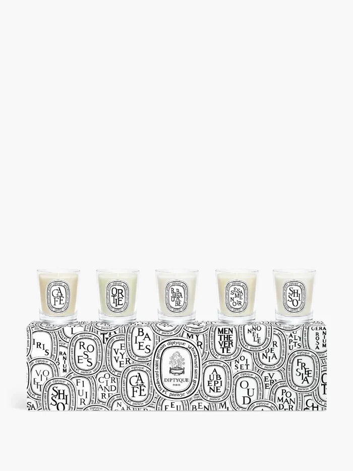 Set of 5 miniature candles - Pre-composed