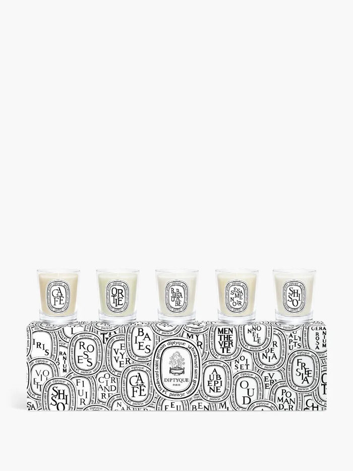 Set of 5 miniature candles - Pre-composed