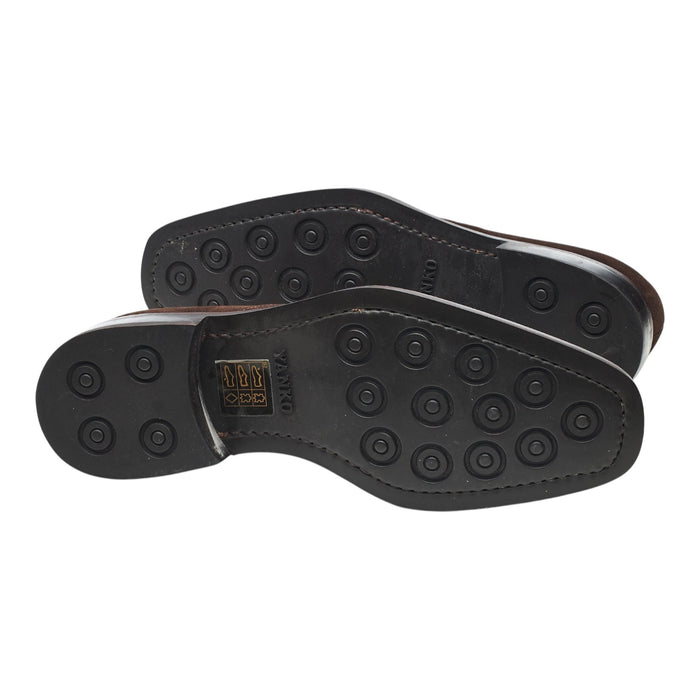 'Seville' Dark Brown Suede Loafers UK 6.5