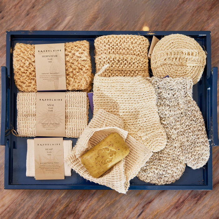 sisal bath glove
