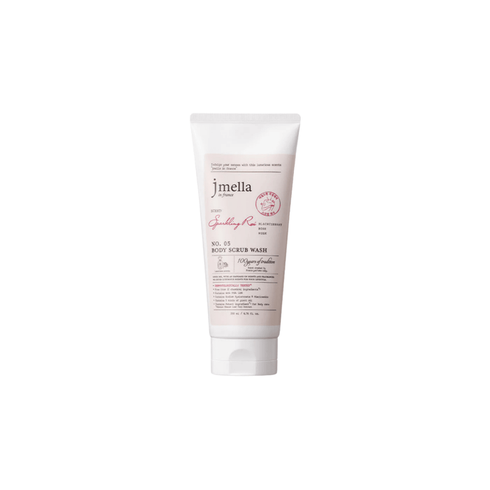 Jmella in France Sparkling Rose Body Scrub Wash [500ml] | La Cosmetique