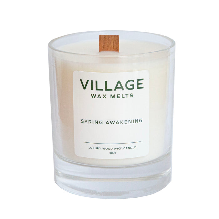Spring Awakening Scented Wood Wick Candle 30cl