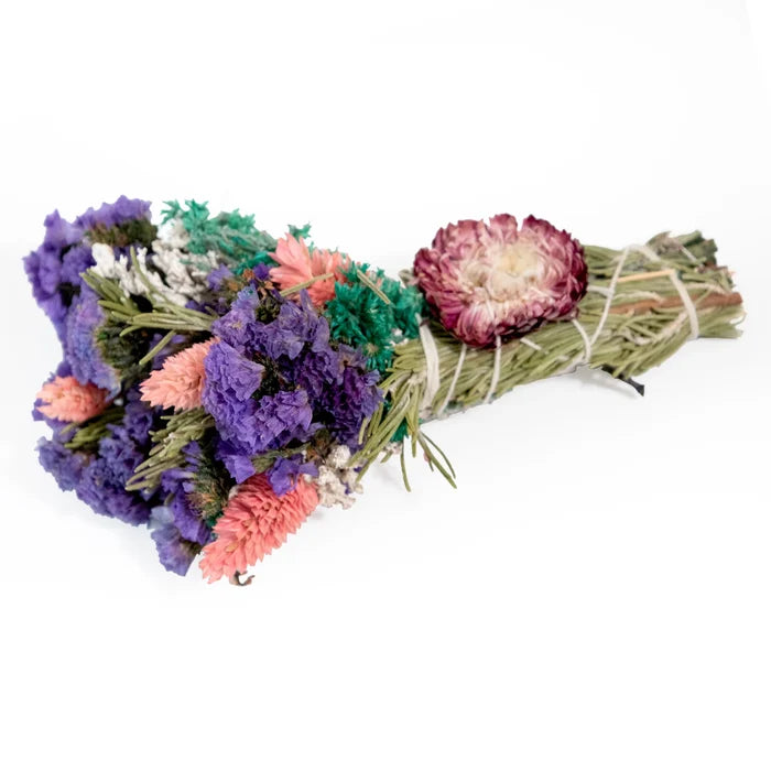Summer Floral Smudge Wand