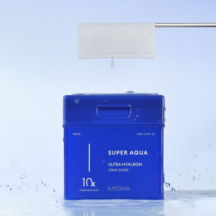 Missha Super Aqua Ultra Hyalron Clear Pads 70pc | La Cosmetique