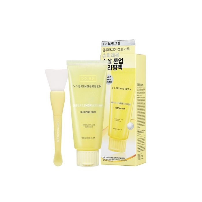Bring Green Super Lemon Glutathione Sleeping Pack Set | La Cosmetique