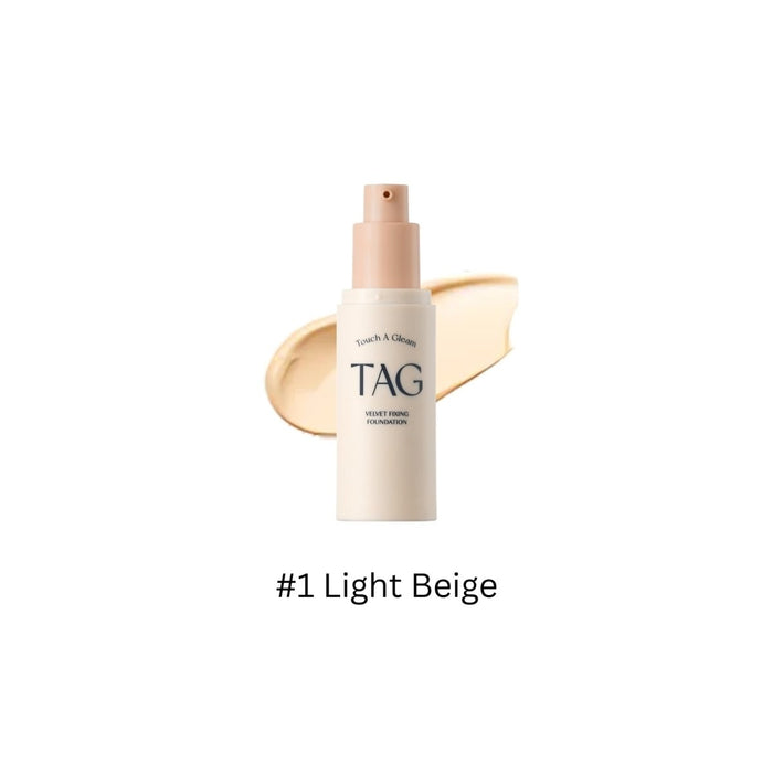 Too Cool For School Tag Velvet Fixing Foundation | La Cosmetique