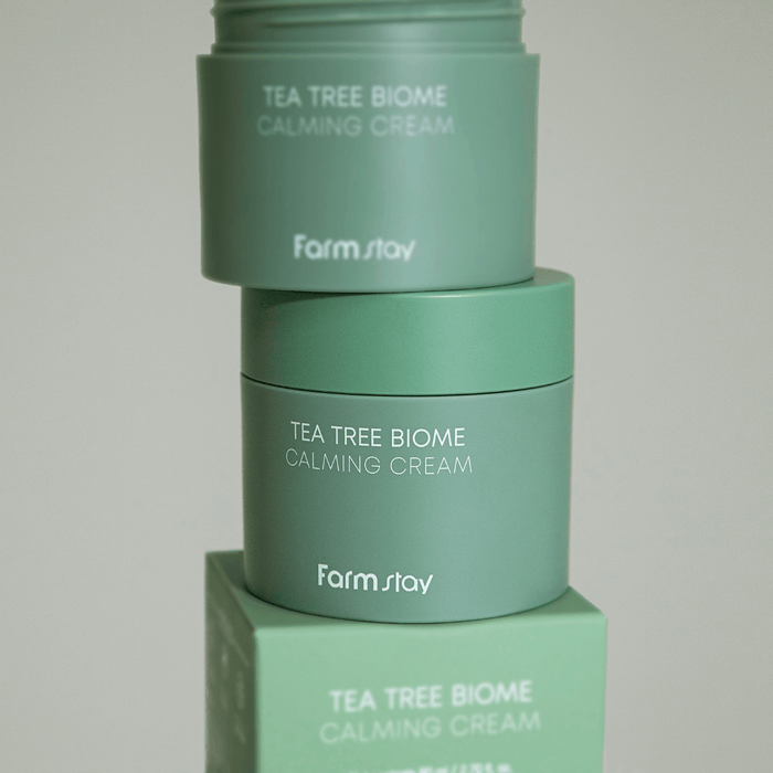 Farmstay Tea Tree Biome Calming Cream 80ml | La Cosmetique